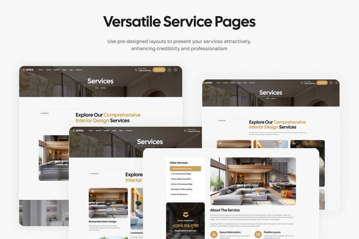 Antra - Architecture Interior Design, a WordPress Template by Opal Wordpress Theme (Photo 6 of 9)