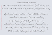 Elisabeth Darlington with Bows, a Script Font by PeachCreme (Thumbnail 15 of 22)