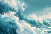 Ocean Waves, a Decorative Illustration by h.utomo (Thumbnail 16 of 31)