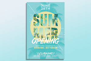 Summer Flyer Invitation Template