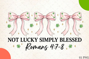 Not Lucky Simply Blessed St Patrick, an Illustration by Libby Wishes