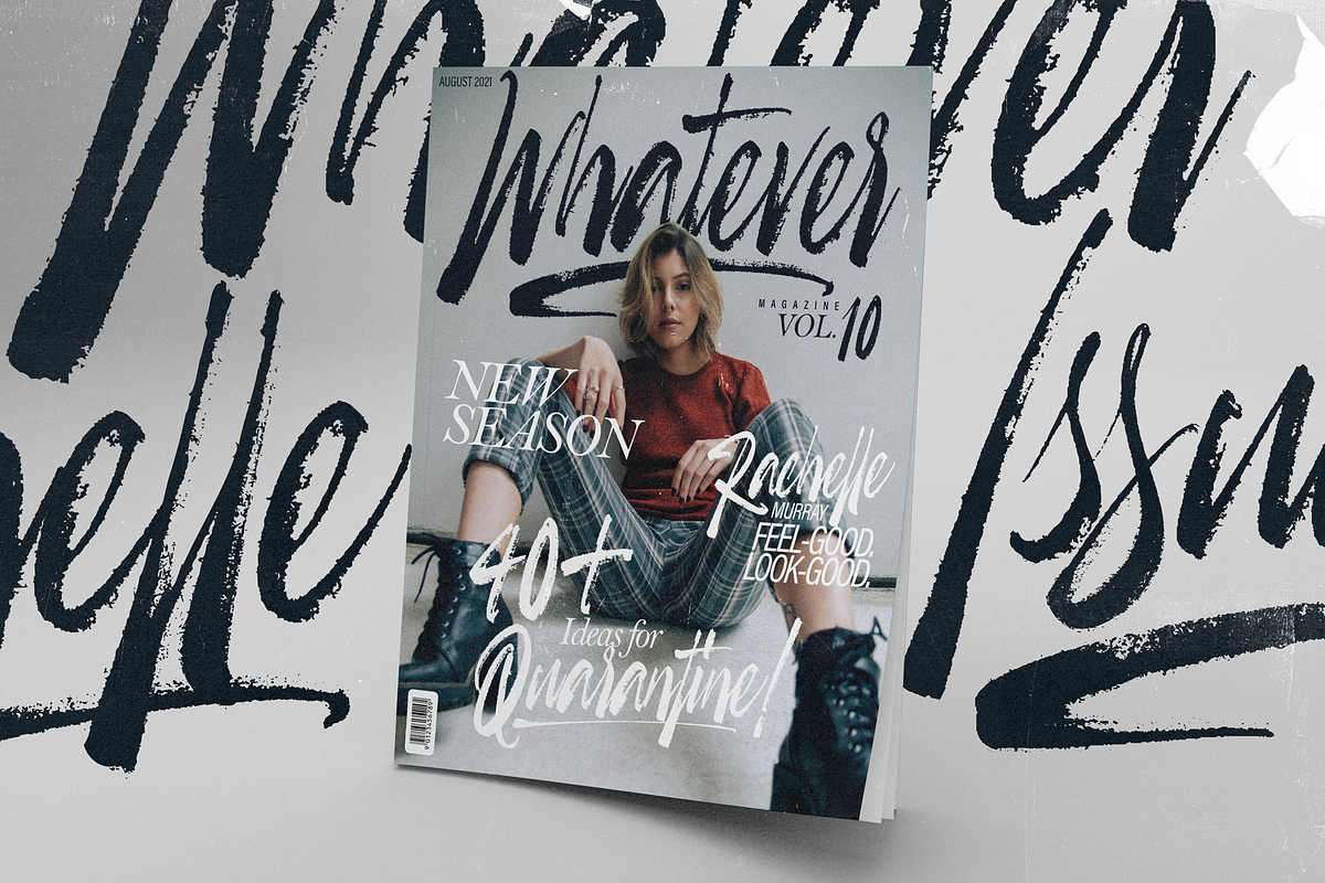 Vanville Handmade Script Font, a Script Font by Alif Devan R. (Photo 6 of 7)