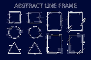 New Abstract Line Frames