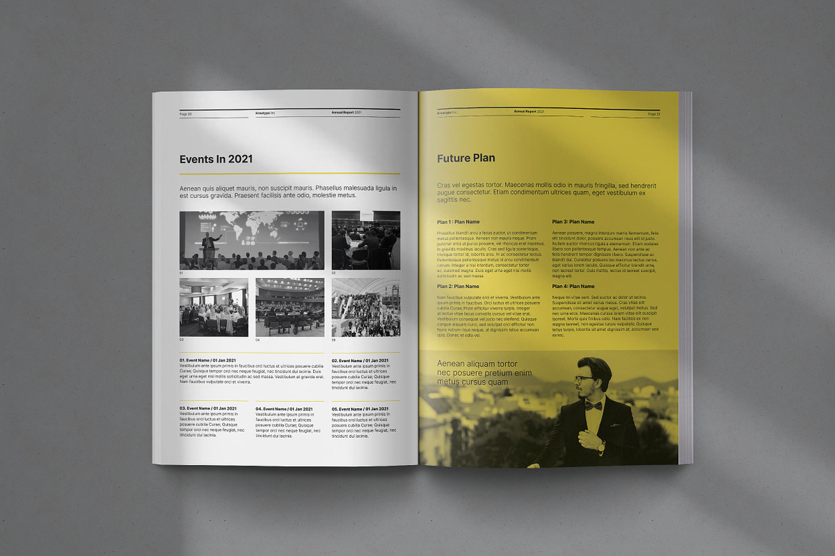 Kreatype Annual Report, a Brochure Template by Kreatype Studio (Photo 11 of 17)