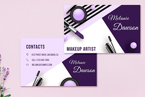 Makeup Business Card