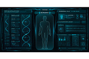 HUD medicine, health care, an Illustration by Vector Tradition (Thumbnail 1 of 3)