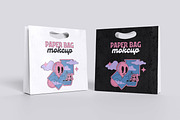 Paper Bag Mockup, a Packaging Mockup by xavier_studio (Thumbnail 4 of 5)