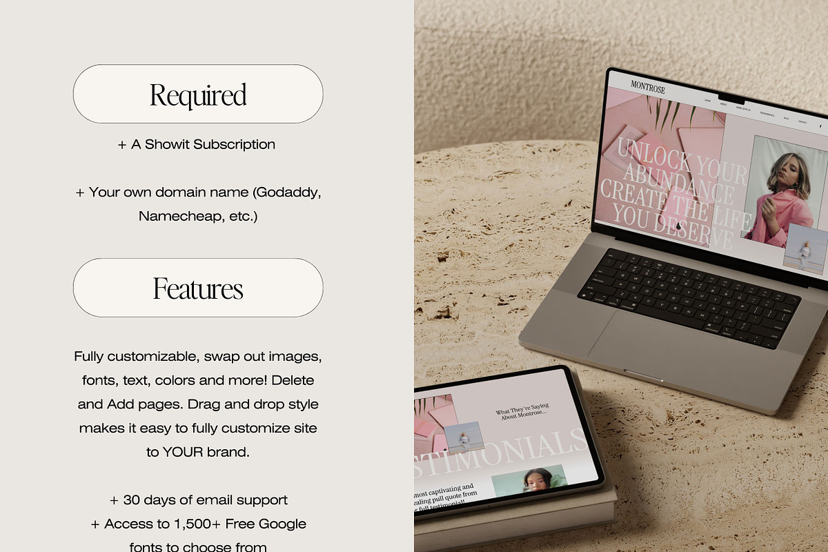 Montrose | Coaching Showit Template, a Websites & App Template by Apt Thirty Seven (Photo 7 of 8)
