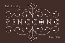 Pinecone by  in Fonts