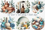 Eucalyptus Spa Clipart, a Healthcare Illustration by GalaDesign03 (Thumbnail 2 of 7)