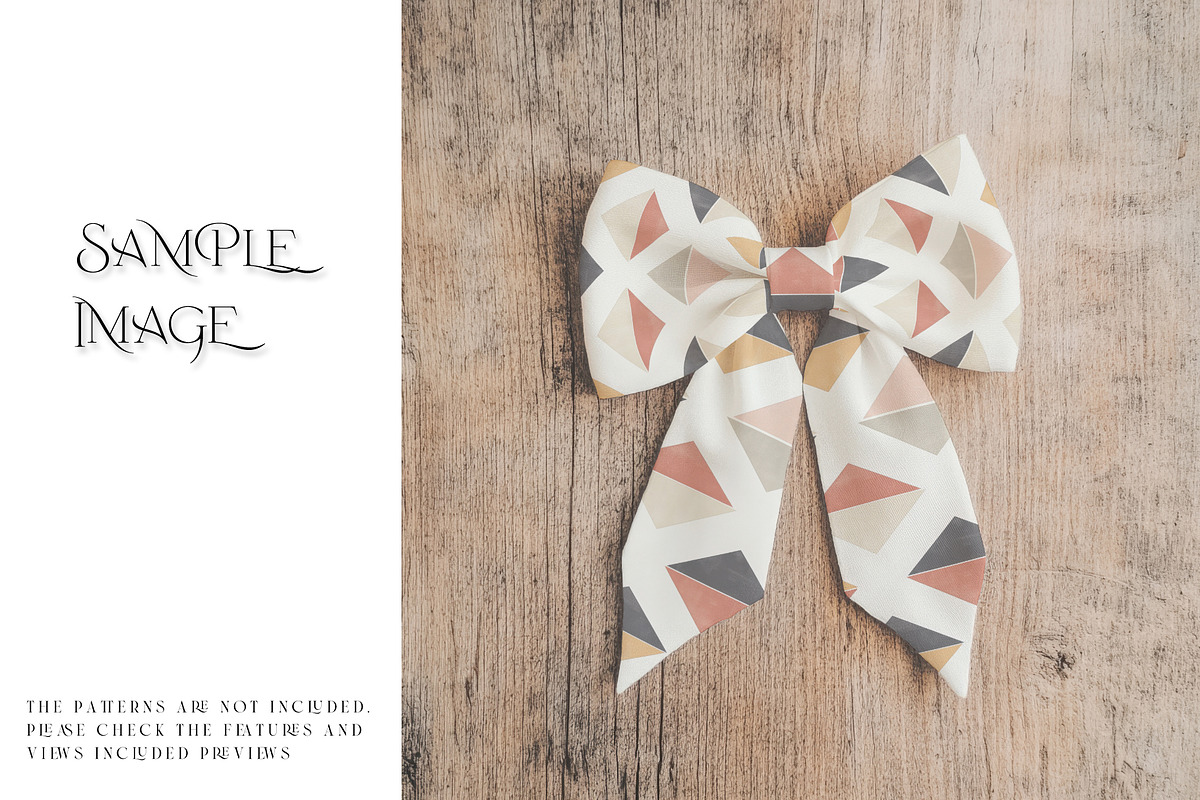 Textile Bows Mockups, a Household Mockup by mock-ups (Photo 14 of 15)