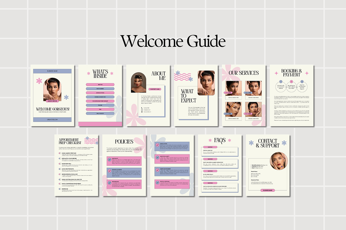 Esthetician Onboarding Forms, a Stationery Template by Anna Design Studio (Photo 3 of 9)