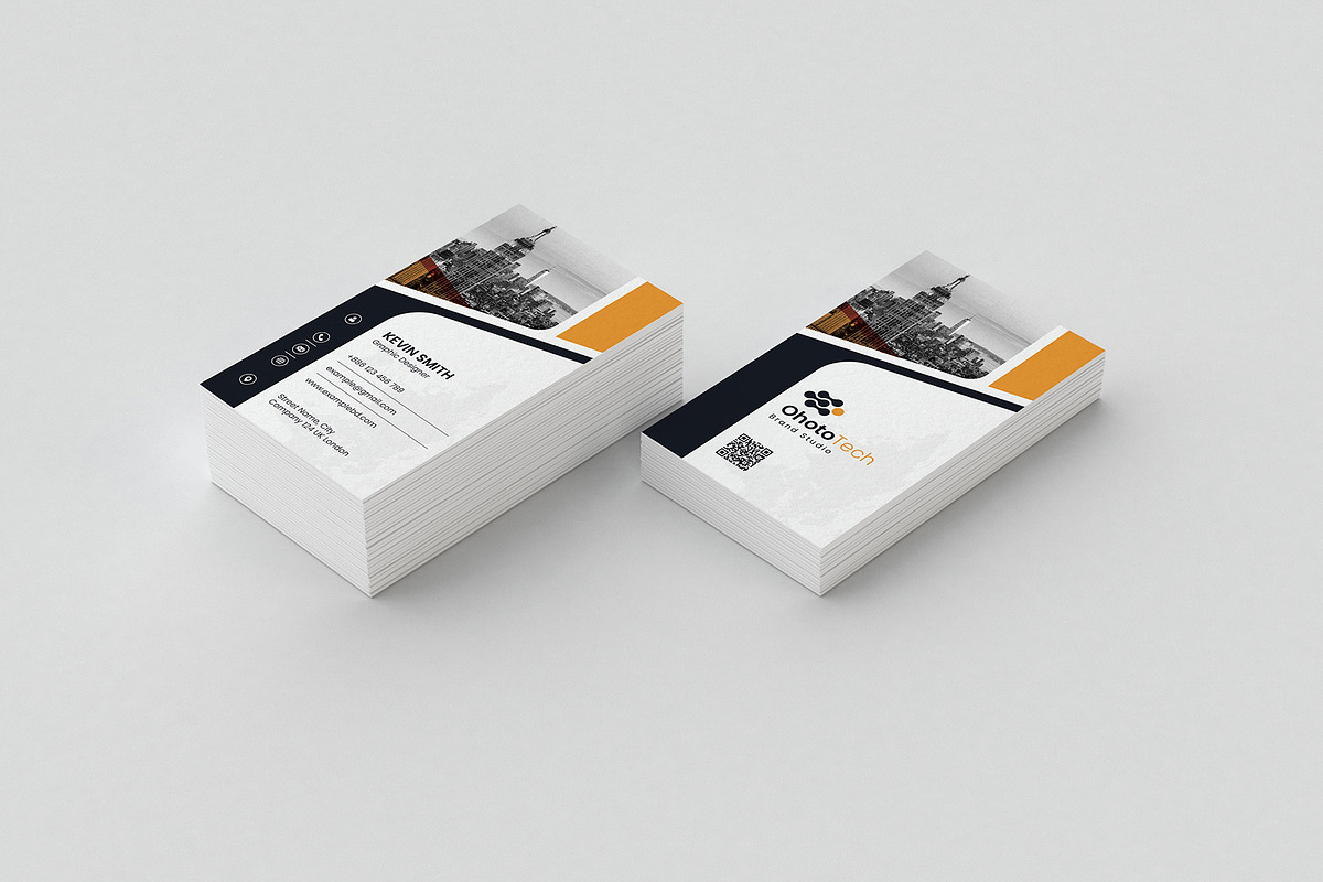 Vertical Business Card, a Business Card Template by PicoartBd (Photo 2 of 4)