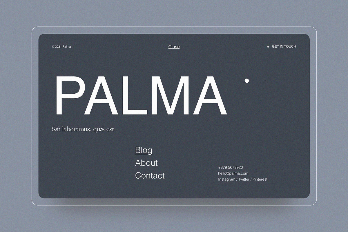 Palma - Blog UI Kit Template, an UI Kit Template by Skolastika Phoebe (Photo 6 of 7)