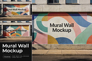 Mural Wall Mockup, an Advertising Mockup by Pitchlook.Studio (Thumbnail 1 of 5)