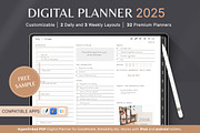 2025 iPad Digital Planner, a Graphic by Makii Templates (Thumbnail 2 of 11)