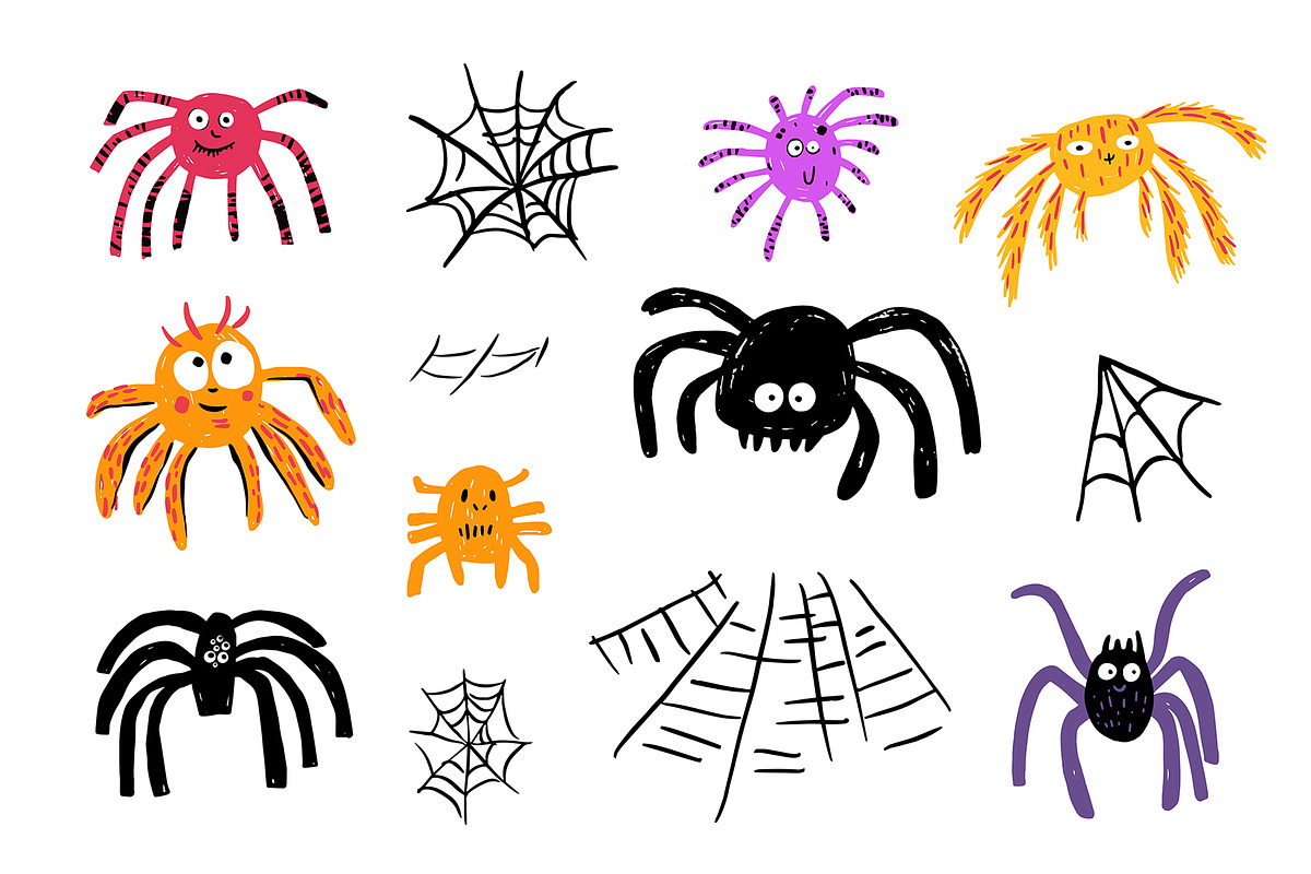 Spooky-Doopy Spiders and Cobwebs, a Graphic by ShooShooShop (Photo 3 of 6)