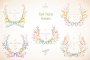Big set of Floral Elements, a Decorative Illustration by Dreaming_Lucy (Thumbnail 4 of 5)