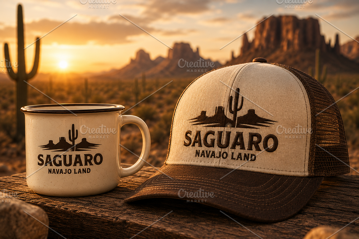 Arizona Monument Valley Navajo Logo, a Branding & Logo Template by Enola99d (Photo 1 of 2)