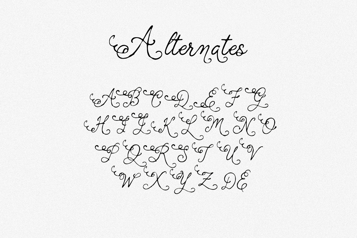 LittleThings: Whimsical Display Font, a Script Font by Mneme (Photo 6 of 8)