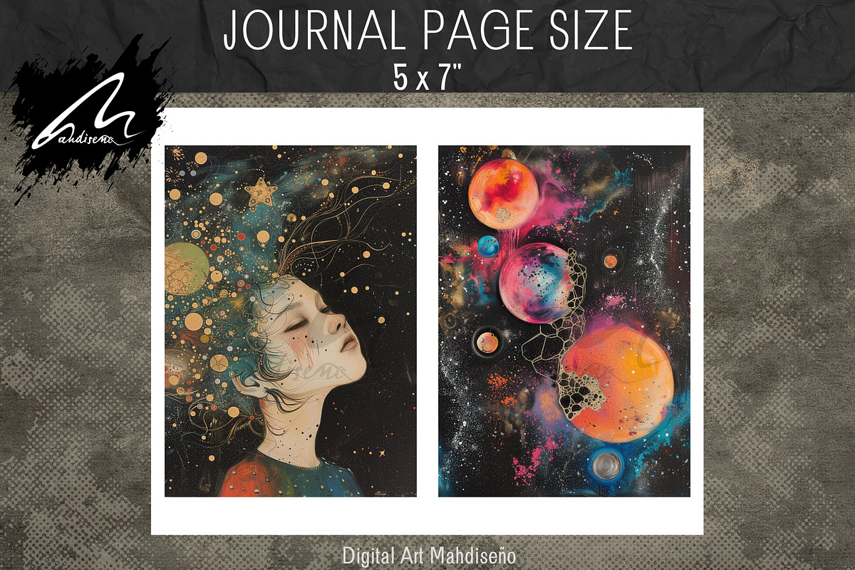 Astronomical Papers, Collage, a Person Illustration by Digital Art Mahdiseño (Photo 5 of 9)
