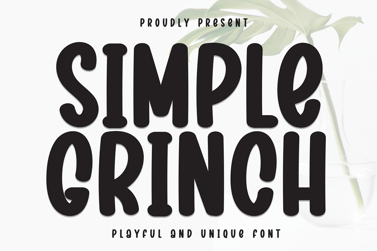 Simple Grinch | Script Font, a Script Font by Scratchones (Photo 1 of 8)