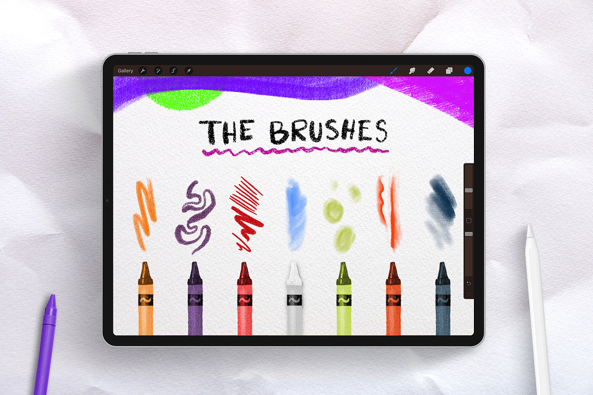The Crayon Box for Procreate preview 6