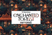 10 Enchanted Forest Patterns, a Pattern Graphic by Motifs (Thumbnail 6 of 11)