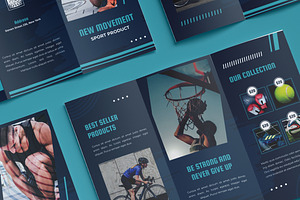 Sport Product Trifold Brochure