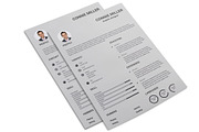 Resume Template and Cover Letter, a Resume Template by designvillage (Thumbnail 7 of 13)