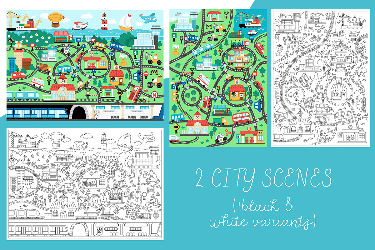 Transportation clipart, an Object Graphic by Lexi Claus (Photo 8 of 12)