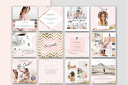 Shine and Glitter Instagram Pack, a Social Media Template by SilverMintDesign (Thumbnail 3 of 5)