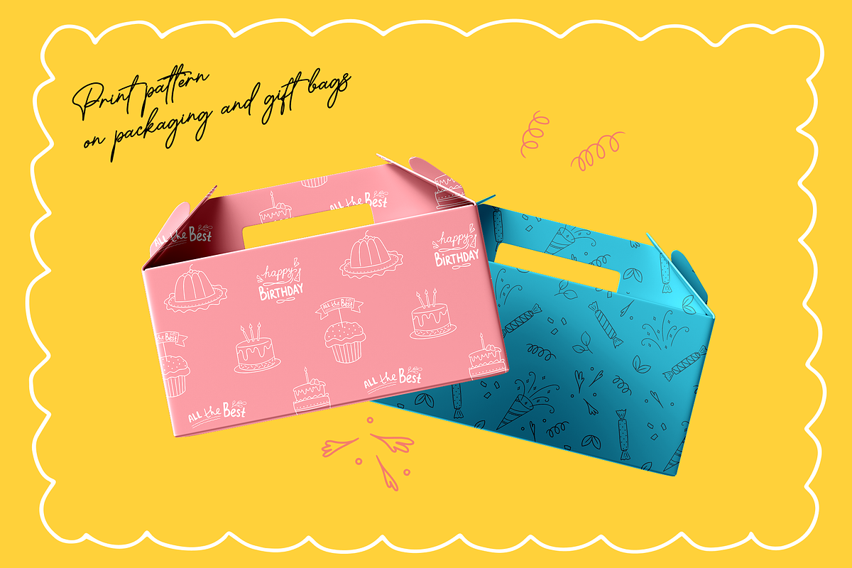 Birthday Party Graphics & Photos, an Object Illustration by ApollinariaManko (Photo 13 of 14)
