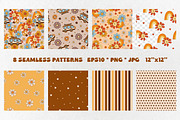 Groovy retro collection. Vector, an Object Graphic by VaraNa Art (Thumbnail 7 of 8)