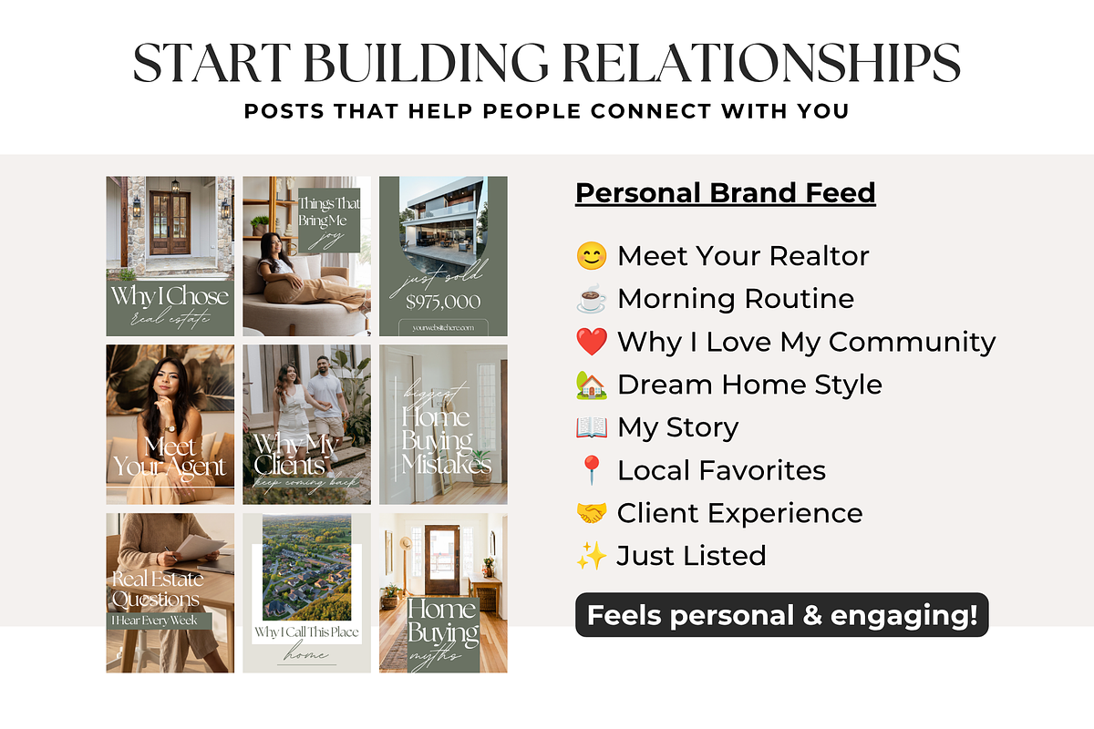 Real Estate Instagram Templates, a Social Media Template by BrandhavenStudio (Photo 5 of 10)