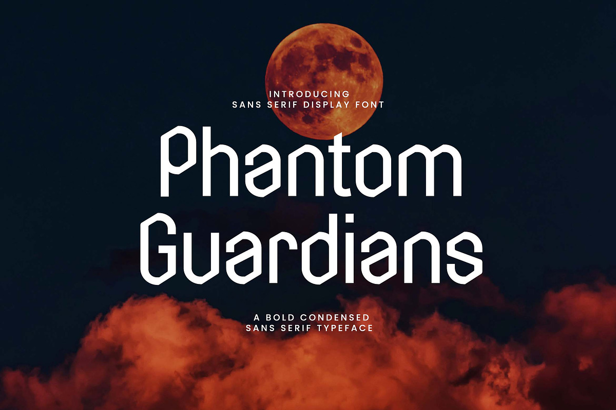 Phantom Guardians Sans Serif Font, a Sans Serif Font by UICreative (Photo 1 of 13)