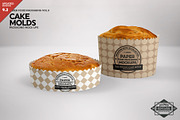 Round Cake Mold Packaging Mockup, a Packaging Mockup by INCDesign (Thumbnail 1 of 6)