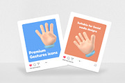 Floating 3D Hands Icons, an Object 3D Model by Vectors Market (Thumbnail 6 of 9)