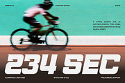 234 Sec – Sport Headline Display, a Sans Serif Font by Casloop Studio (Thumbnail 1 of 10)