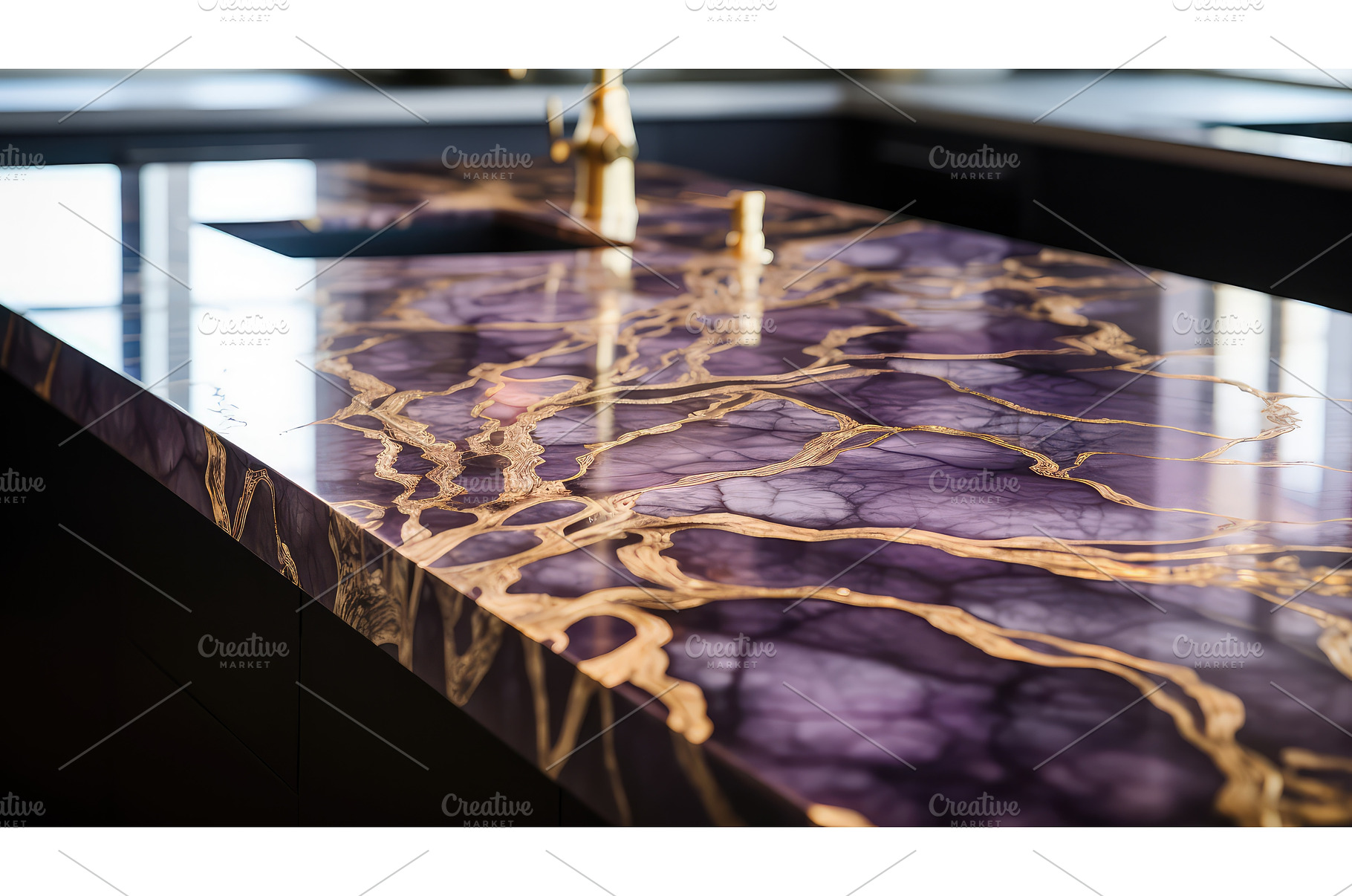 luxurious purple and gold marble ai, a Background Photo by pikepicture