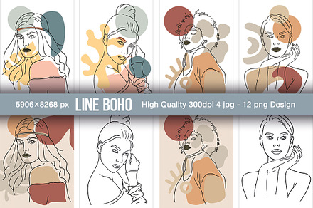 Woman Line Art Collection