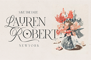 Heaven Of Love | Ligature Serif, a Serif Font by Silverdav (Thumbnail 7 of 12)