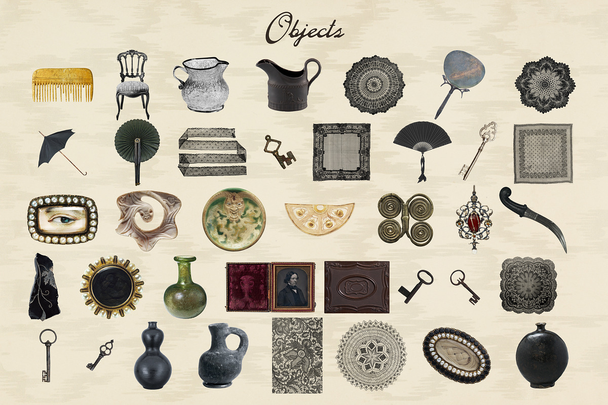 Uncanny Relics: Collage Elements, an Object Graphic by Anastasiia VNSK (Photo 14 of 19)