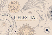 Celestial patterns, a Pattern Graphic by Elona Laff (Thumbnail 1 of 6)