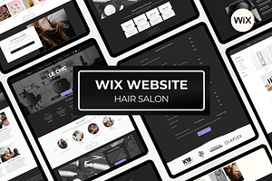 Hair Salon Wix Website Template