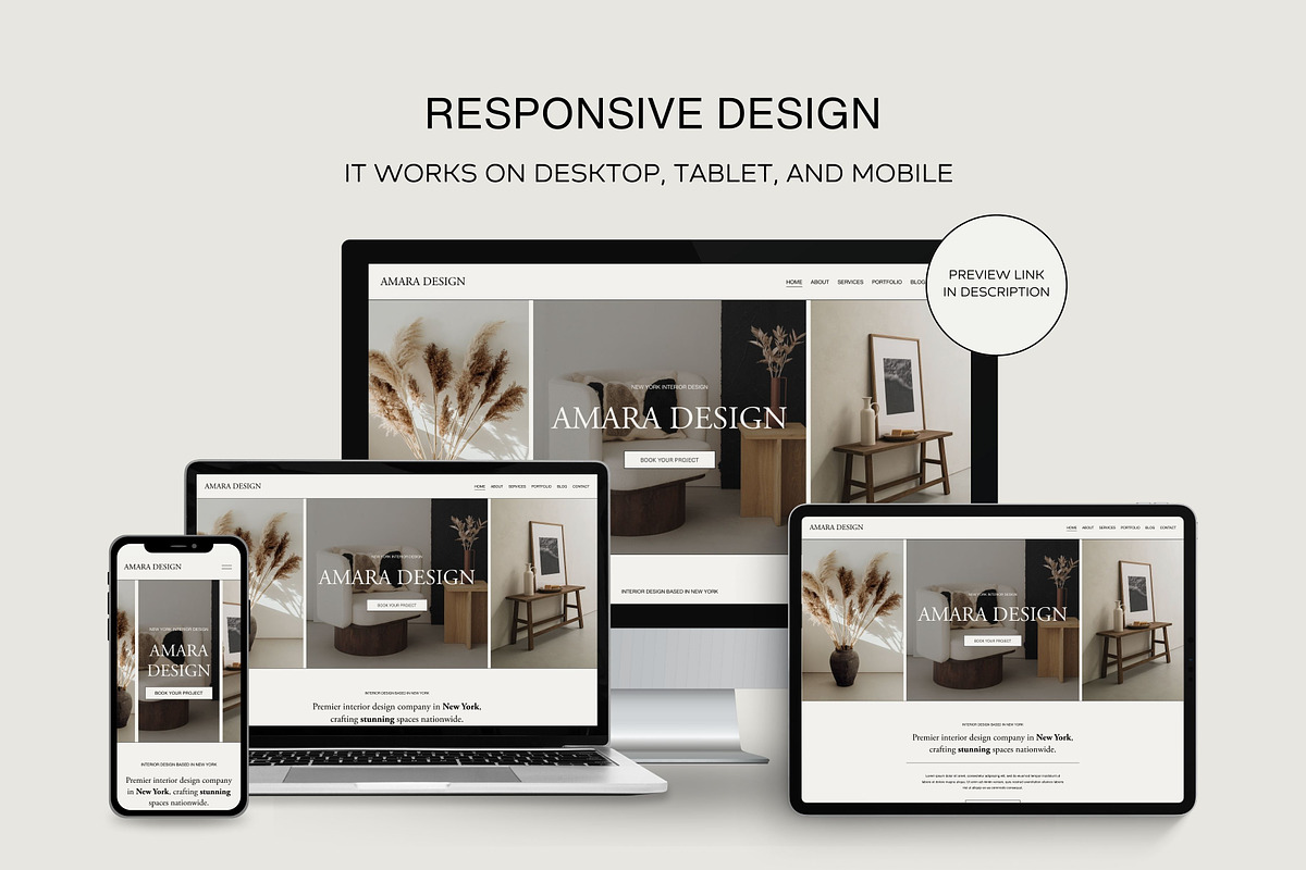 Squarespace 7.1 Template: Amara, a Squarespace Template by Deb Creative Studio (Photo 7 of 9)