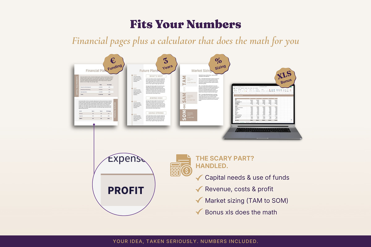 Business Plan Bundle 3 Design Packs, a Brochure Template by B2 Studio (Photo 4 of 18)