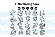 Axolotl Xmas Illustration Pack, a Seasonal Illustration by Palau (Thumbnail 9 of 10)