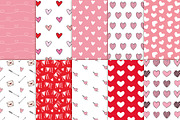 Valentine seamless patterns set, a Pattern Graphic by Swetsol (Thumbnail 2 of 10)