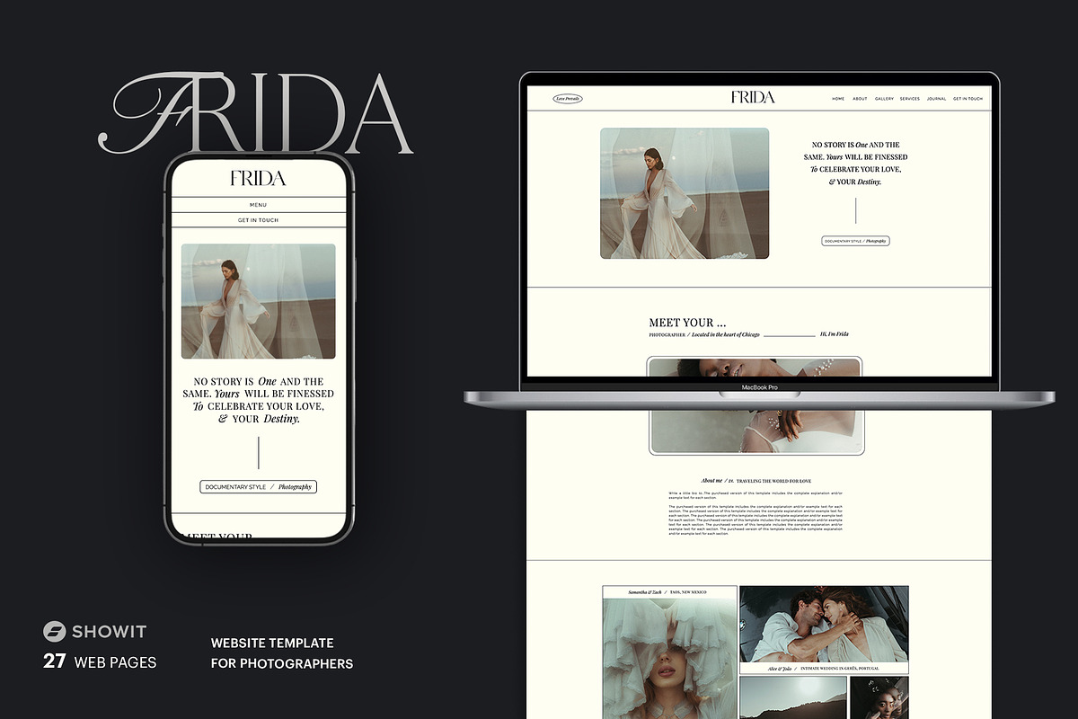 Editorial | Showit Website Template, a Websites & App Template by Studio Leelou (Photo 1 of 13)
